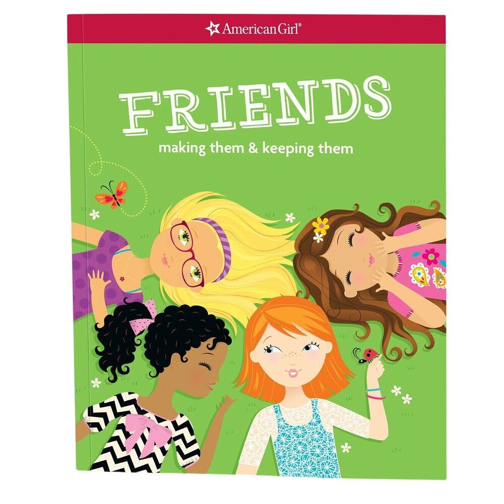 American Girl Book Friends Making Them & Keeping Them Meet Paperback Girls New